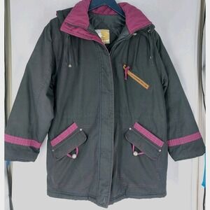 Vintage Current Seen Outerwear Apparel Black Coat‎ Jacket Womens Medium